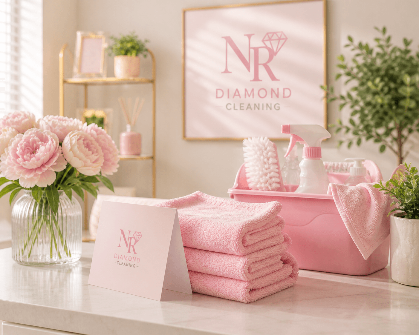 NR Diamond Cleaning team working in a spotless home